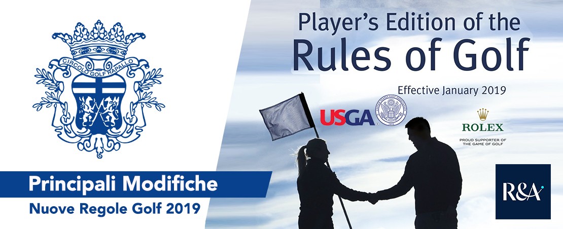 Le 20 principali Modifiche alle Regole del Golf 2019