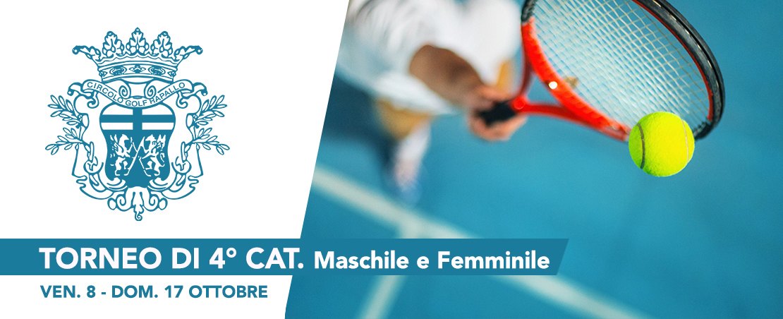 TORNEO di 4^ Categoria Maschile e Femminile