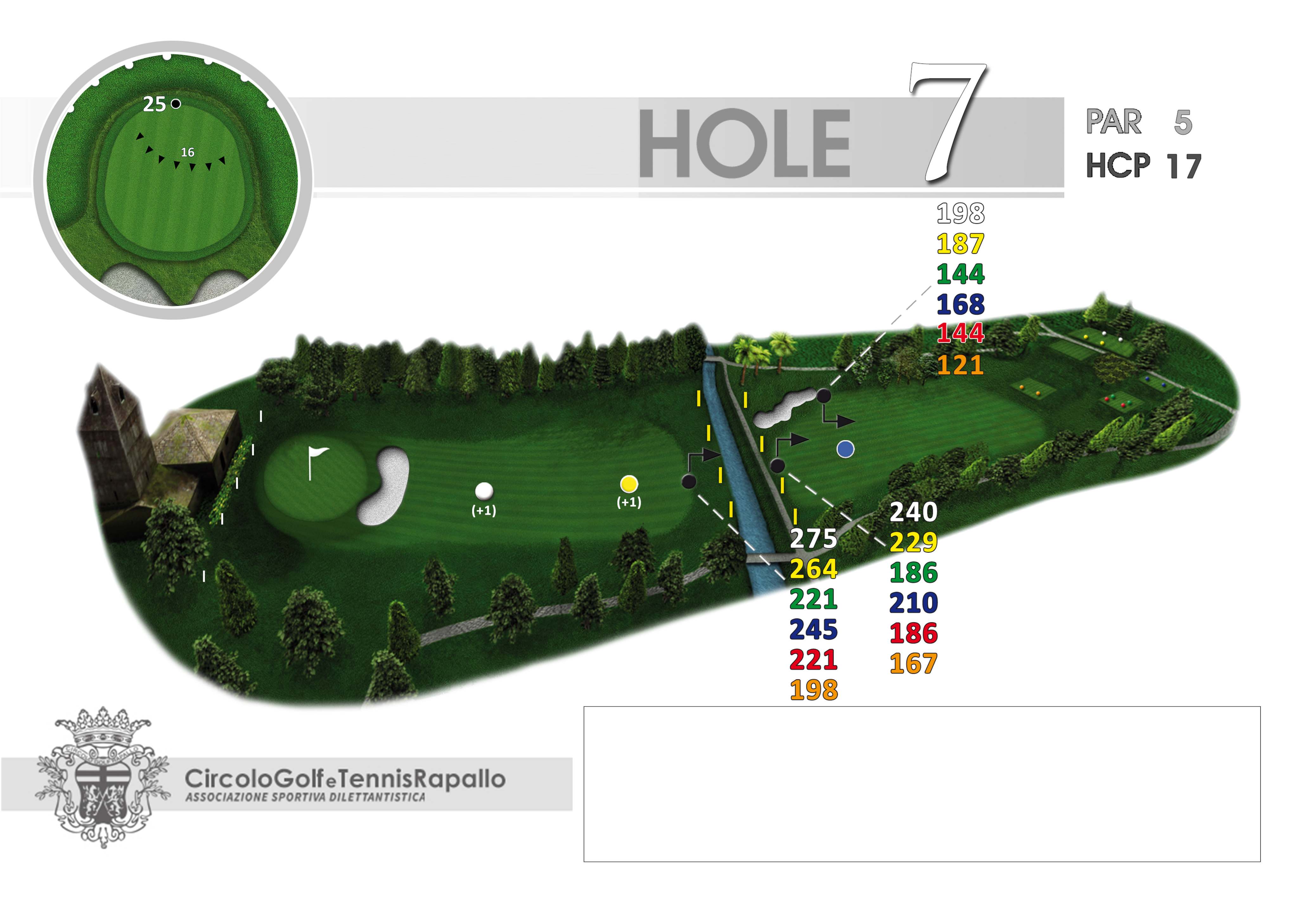 Circolo Golf e Tennis Rapallo - Hole 7